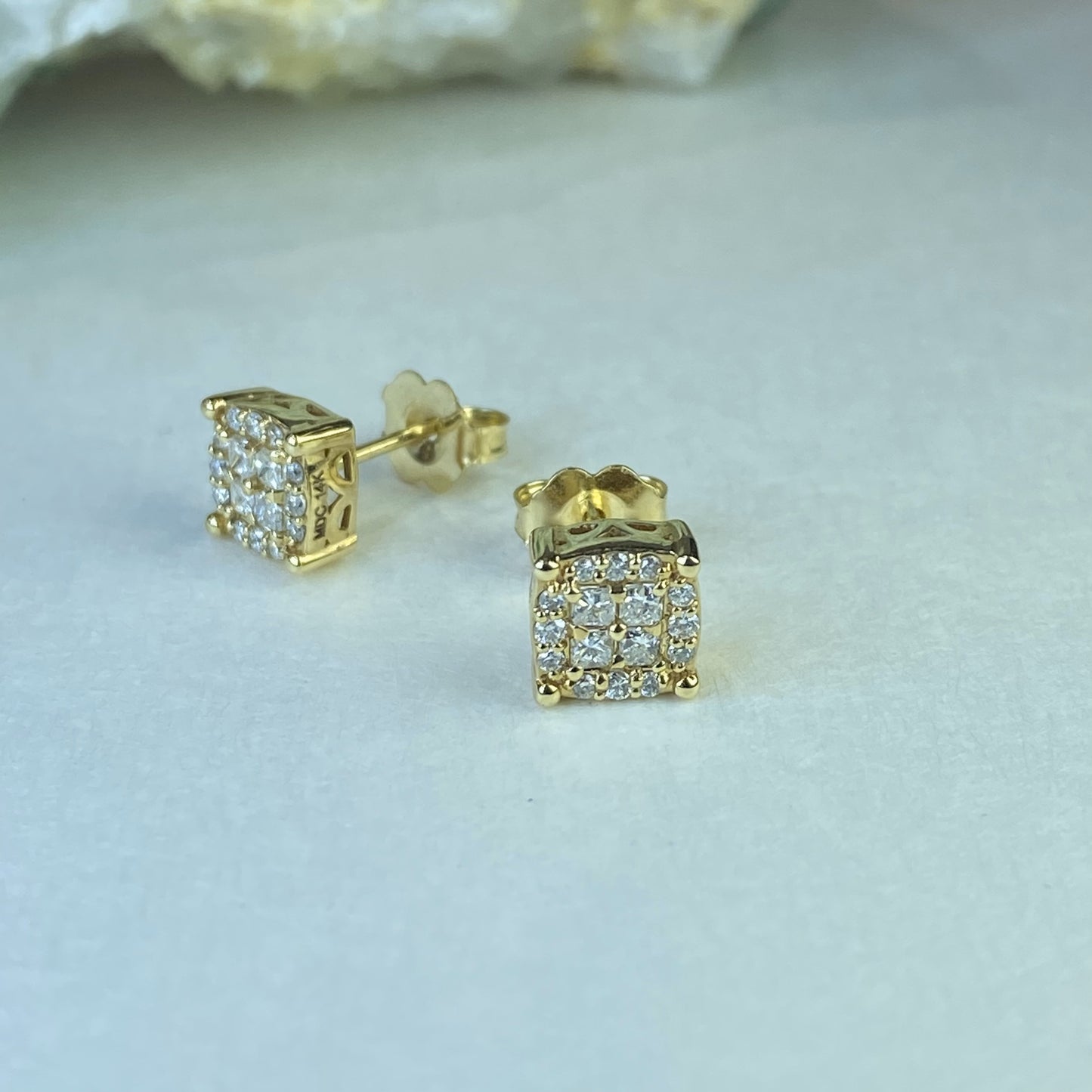 Diamond Stud Earrings