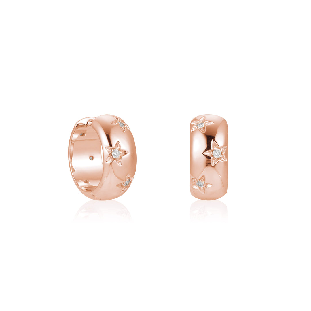 Diamond Star Earrings