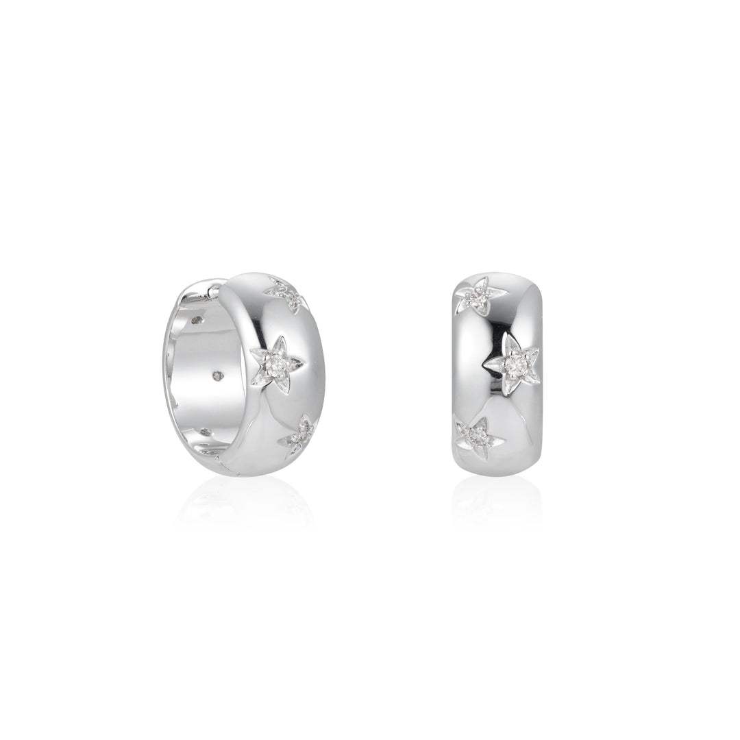 Diamond Star Earrings