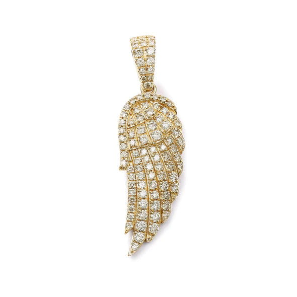 Diamond Angel Wing Pendant
