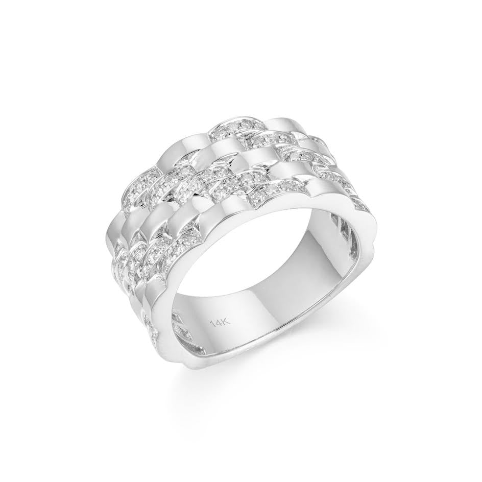 Diamond Brick Ring