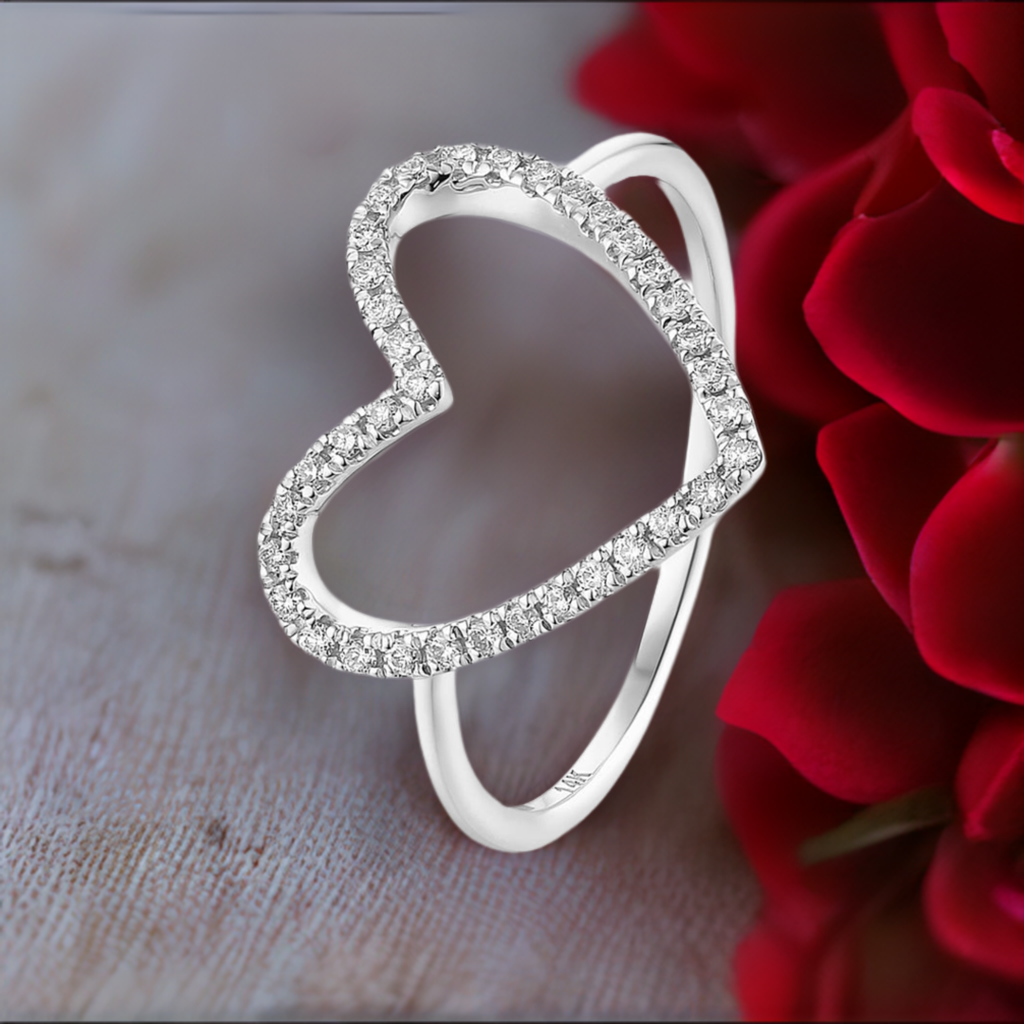 Heart Diamond Ring